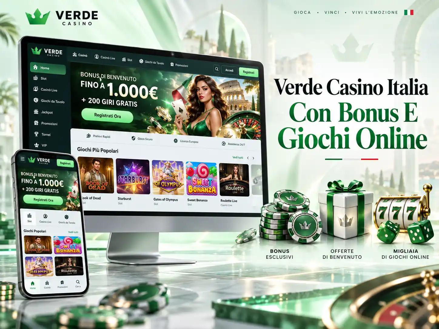 Verde Casino Italia Con Bonus E Giochi Online