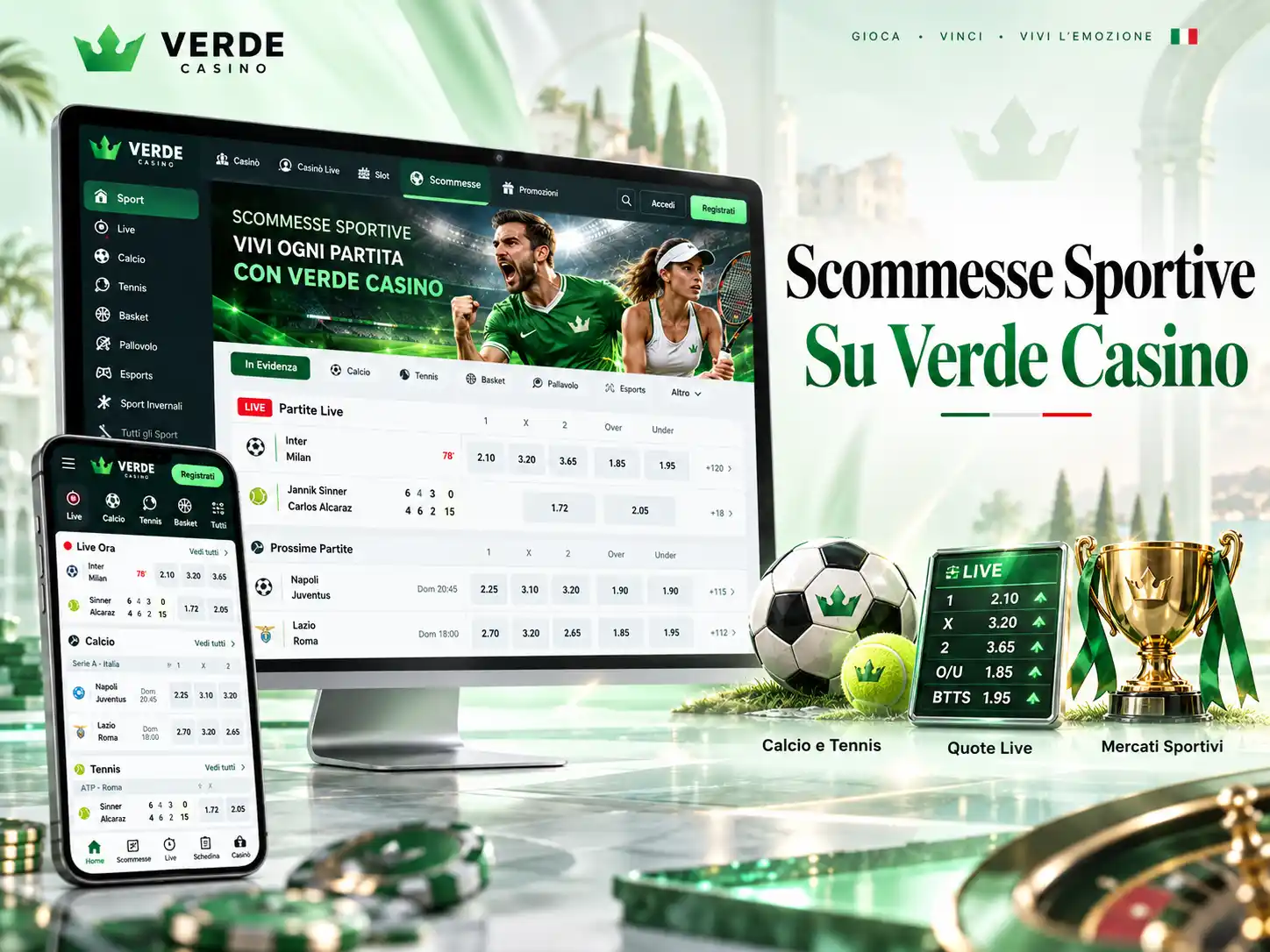 Scommesse Sportive Su Verde Casino