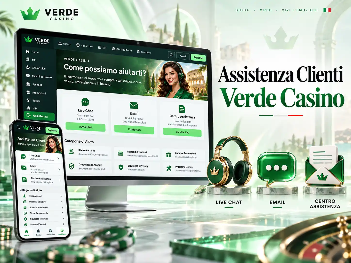 Assistenza Clienti Verde Casino