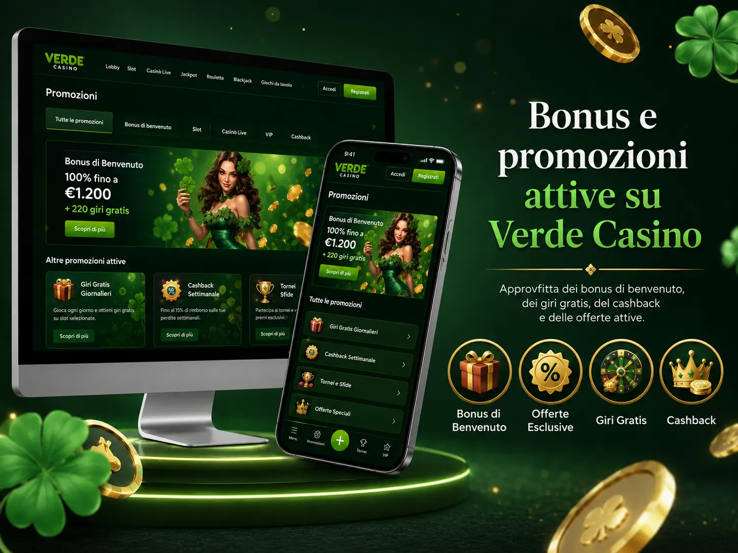 Codici promozionali Verde Casino